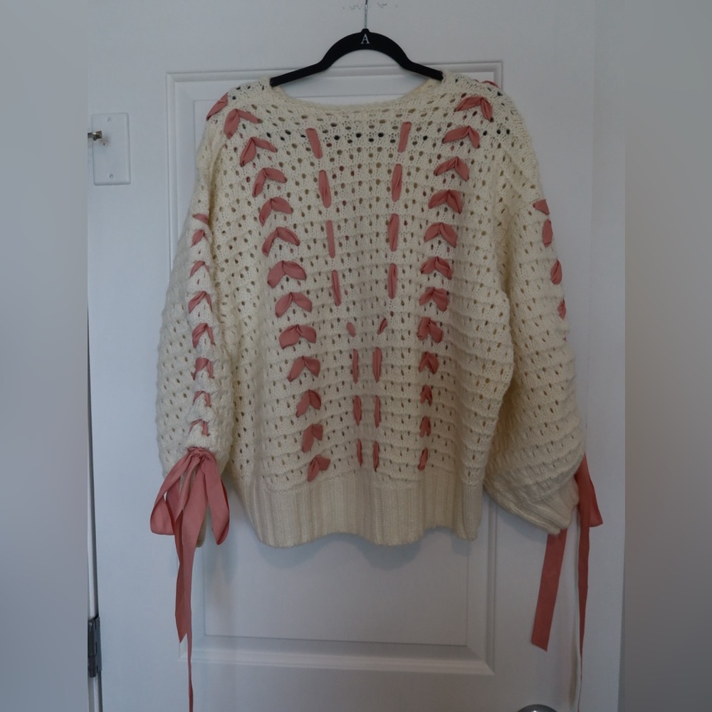 🌸🎀For Love and Lemons Laurel Oversized Sweater - Picture 3 of 4